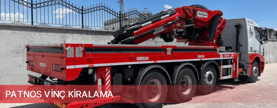Patnos İlçemi Vinç Kiralama